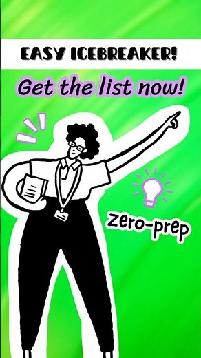 🦠THE LIST!! Easy Icebreaker Activity + Free PDF