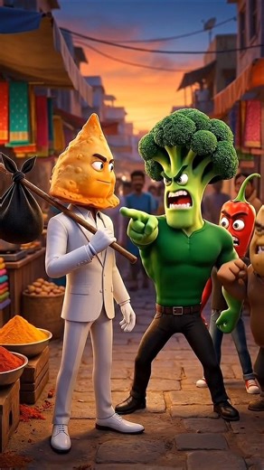 Samosa Man Origin Story 🥟 | Episode 1 | Viral AI Animated Short