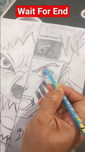 How to draw Naruto six paths sage mode and Kurama || Step by step Anime Sketch