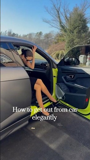 How To Get Out Of Car ELEGANTLY! #etiquetteexpert #fashion #stayclassy #style