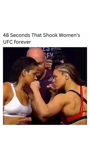 Fact | History | News on Instagram: "The 48-second fight between Amanda Nunes and Ronda Rousey at UFC 207 was a definitive moment in women's mixed martial arts (MMA), signalling a monumental shift in the sport's landscape. On December 30, 2016, a highly anticipated main event saw Rousey return to the Octagon after a 13-month absence, only to be overwhelmed by the bantamweight champion in just 48 seconds. The match was a striking clinic by Nunes, who landed heavy, unanswered blows that left Rouse