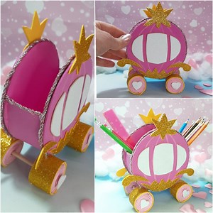 1.2M views · 15K reactions | Buongiorno!! Sorprendete le vostre principesse con una favolosa carrozza per viaggiare nel mondo fantastico della creatività... e del riciclo creativo ♻Seguite il tutorial di Maria Mancini e buon divertimento con i video di Creativemamy | CreativeMamy | Facebook