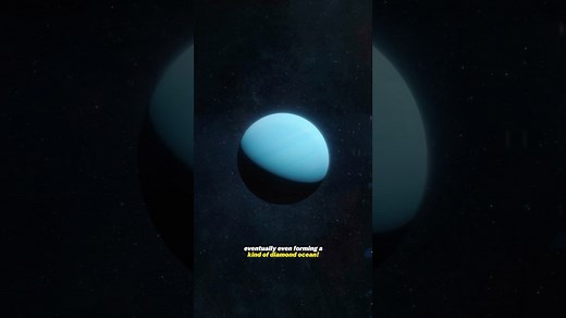 What if it really rains diamonds on Uranus?