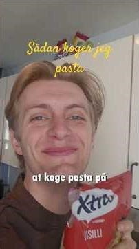 Sådan koger jeg pasta! #comedy #komik #tutorial