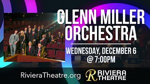 December 6 at 7pm: The Glenn Miller Orchestra is a fully self-contained group consisting of the music director, five saxophone players, four trumpeters, four trombonists, and three rhythm musicians (piano, bass and drums). Also, there are two vocalists, one male and one female, who perform individually and as part of The Moonlight Serenaders® vocal group. The big-band business today requires almost constant travel as a result of an arduous schedule of one-night stands. The Glenn Miller Orchestra