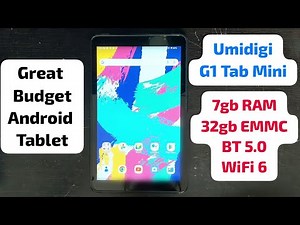 UMIDIGI G1 Tab mini Android 14 8 inch Tablet, 7(3+4)GB+32GB Review