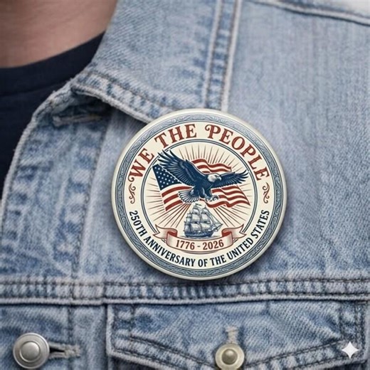 We the People Pin Button, Patriotic US Constitution Pinback Buttons, 250th Anniversary of US Pin Button, Resistance Pin Button, Protest Pin - Etsy