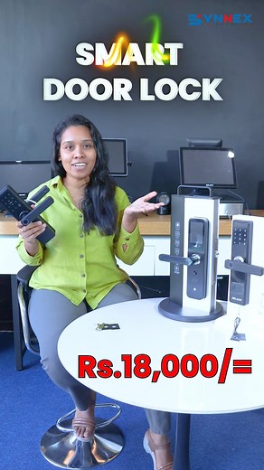 2.3K views | රු.18,000කට Smart Door Lock එකක්?  Bring smart...