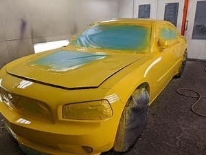 maaco dodger charger urethane paint job paint code PYH