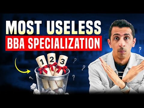 3 BBA Specialisations That Are Completely Useless