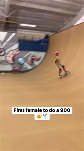 Arisa Trew makes history as the first female to do a 900 🤯🔥 (IG: arisa_trew) #reelsviralfb #viralreelsシ #skateboarding #goskate #skatelife #skateboardingisfun | House Of Skate Clips