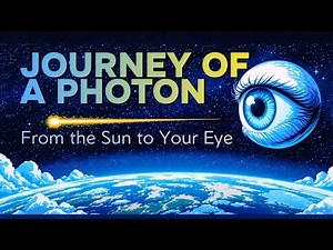 Journey of Light: How a Photon Travels From the Sun to Your Eye 🌞➡️👁️ | Physics Explained