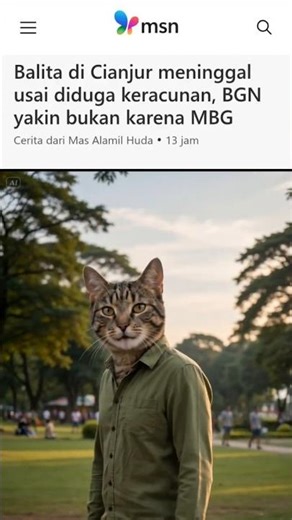MBG makan korban lagi - Balada si Mameng #ai #shorts