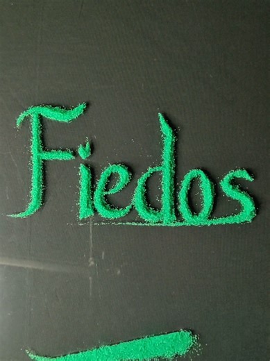 Sand Art Names Creative Tutorial