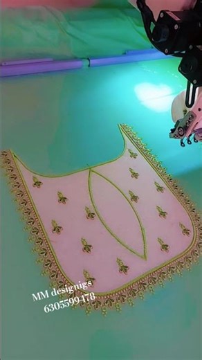 #computer embroidery design #mm designings #shortvideo Beautiful Netta design