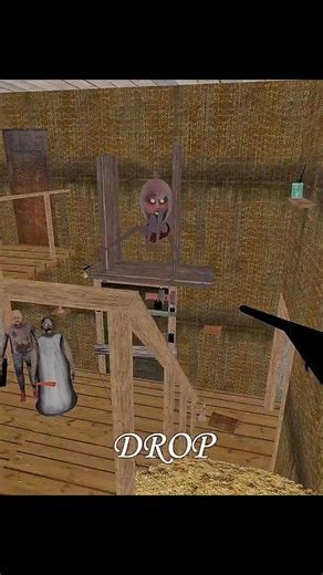 Escaping Granny Custom Map In Hard Mode😱😈🥶 #Shortfeed #gaming #trending #yt #trollface #shorts