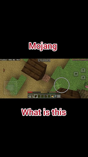 mojang What is this #minecraft #ماين_كرافت