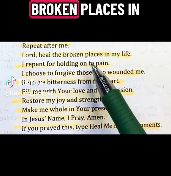 Healing Prayer for Overcoming Brokenness and Rejection