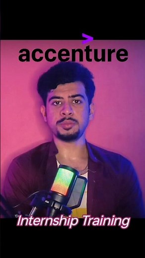 Accenture internship training| Summer internship 2025