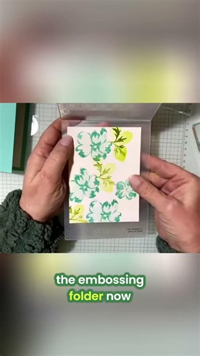 Emboss AFTER Stamping? Try This Cardmaking Trick