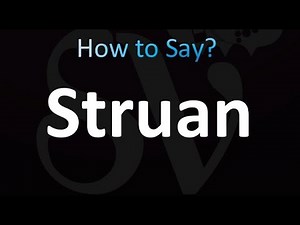 How to Pronounce Struan