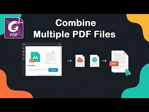 How to Combine multiple pdf files to one pdf file in Foxit PDF Editor (Advanced Tutorial)