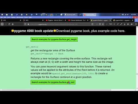 Pygame - Surface.get_rect()