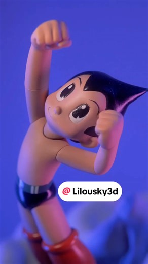 Figurine 3D d'Astro le petit Robot