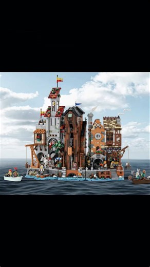 LEGO Bricklink Designer Program Series Medieval City Port by Mac