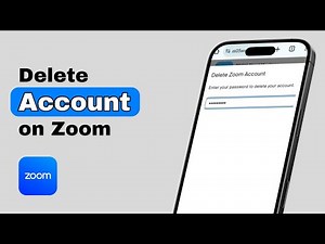 How to Delete Account on Zoom