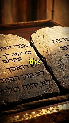 The Ten Commandments Were Written By The Finger of God