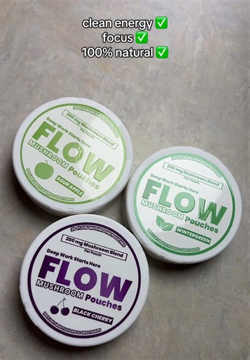 Flow: instantly tap into the flow with these mushroom pouches #mushroompouch #pouches #nonic
