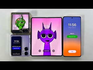 Alarm Clock + Timer + Incoming Outgoing Call Samsung Z Fold 3, Z Flip5, Z Flip 3