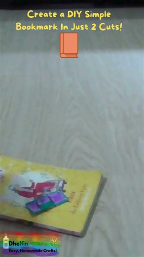 Make a Simple Bookmark With Only 2 CUTS!? 🤯