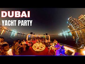DUBAI Nightlife 🇦🇪 | Luxury Yacht Party at AL Jaddaf SEA | United Arab Emirates