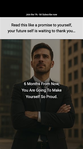 In 6 Months You Won’t Recognize Yourself 💯 | Motivation Six months of discipline can change your entire life. Six months of consistency can create a version of you that you’ll be proud to meet. Your future self is not built by luck — it’s built by the choices you make today. Whether it's your health, money, mindset, or goals, start now. Because six months from today… you’ll look back and thank yourself for not giving up. 💪🔥 #Motivation #SelfImprovement #Discipline #SuccessMindset #HustleCultu
