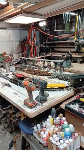 G Scale Christmas train in the shop !