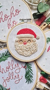 Cozy details from the Santa pattern — the perfect slow-stitch moment for the holiday season 🎅 And don’t forget: all Christmas patterns are 25% off right now! 🔥 The best time to grab your favorites and start your festive projects😊 #christmasembroidery #holidayembroidery #christmasdecorideas #handmadechristmas #christmascrafts #christmasgiftideas #stitchmas #holidaystitching #christmasdiy #christmasvibes #embroidery #handembroidery #embroideryart #embroiderydesign #threadart #crafttherapy #made