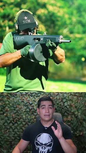 LA INCREIBLE ESCOPETA AUTOMATICA AA-12 💥 #armapedia #tioarmapedia