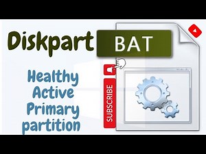 How to Automate DiskPart Using Batch File | Activate USB Drive in One Click