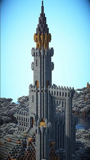 Minecraft Dark Fantasy Castle Build | Gothic Twin Towers