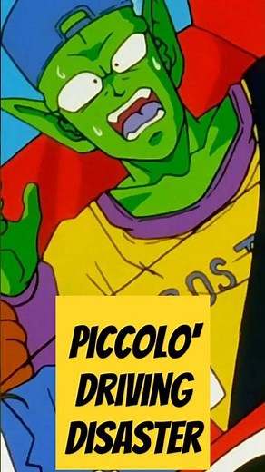 Piccolo Learns to Drive… And It’s HILARIOUS! 🚦🌀#shorts #dragonballz #piccolo
