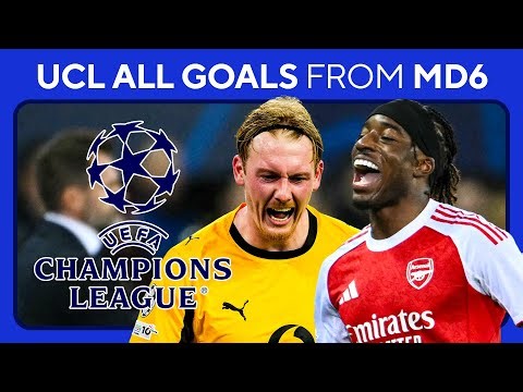 ALL GOALS in MD6 of the UEFA Champions League: December 10, 2025 | Brandt & Madueke DOUBLE