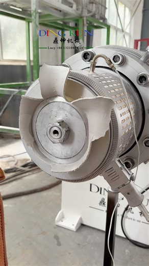 How to making pvc pipe #extrusion #machine #factory plastic extruder