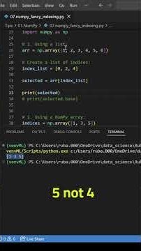 NumPy: Fancy Indexing - Part One.
