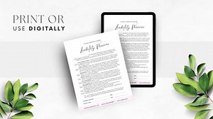General Liability Waiver Form Risk Acknowledgment All Purpose Legal Disclaimer for Small Business Client Agreement Template Editable Canva - Etsy