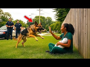 Cops Unleash K9 Dogs on Black Woman and Her Newborn Baby,Unaware She Is Former Military Dog Handler!