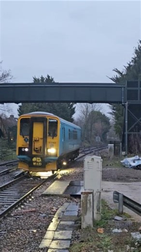 Network Rail Class 153 passing.