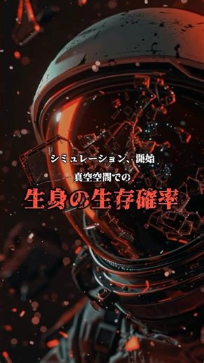 宇宙で「生身」になると？凍る前に破裂します #雑学 #科学