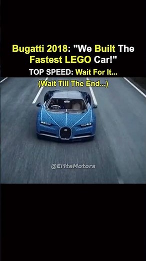 The Fastest LEGO Car Ever Built? 😭🏎️